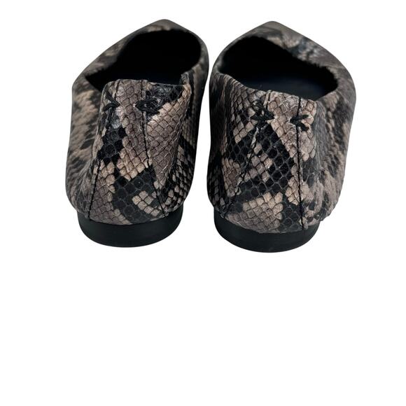 Frye Sienna Snakeskin Ballet Flat Women's 9 Pointed Toe Sophisticated Career - Picture 6 of 11